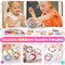 Bead Bracelet Making Kit, Bead Kits For Bracelets Making With Pony Beads, Polymer Fruit Clay Beads, Charm Beads, Letter Beads For Bracelets And Jewelry Making